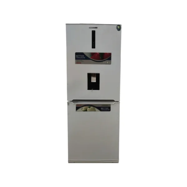 یخچال ۲۷ فوت جنرال سهند رنگ سفید و سیلور مدل بدون برفک با آبسردکن و یخ‌ساز RF 2770