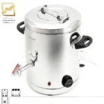 سماور برقی استیل 10 لیتری مدل استوانه ای